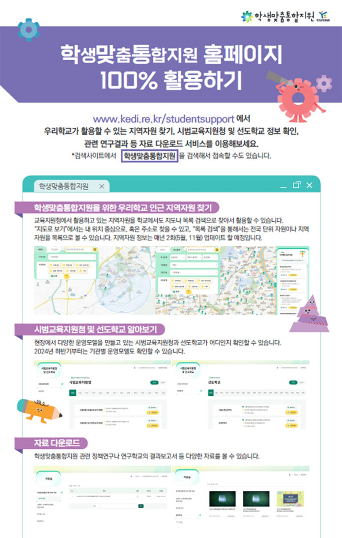 학생맞춤통합지원 누리집