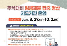 “체불 없는 명절, 민생 지원의 기본”